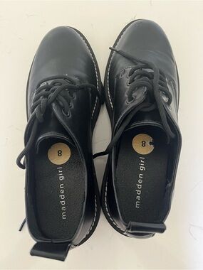 Madden Girl Black Men’s Lace-Up Derby Shoes